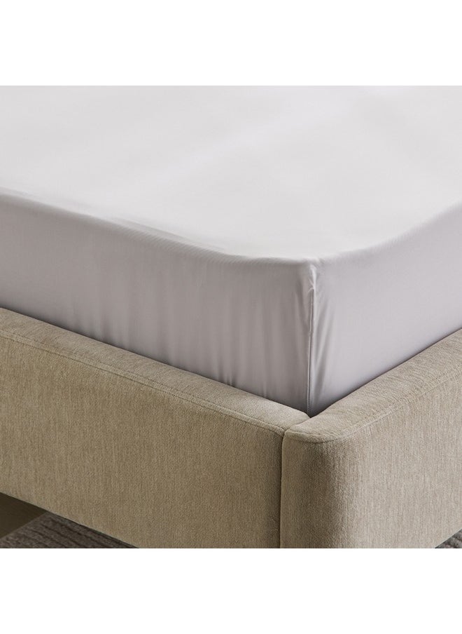 Purely-percale 300TC Double Fitted Sheet 140 x 200 x 40 cm