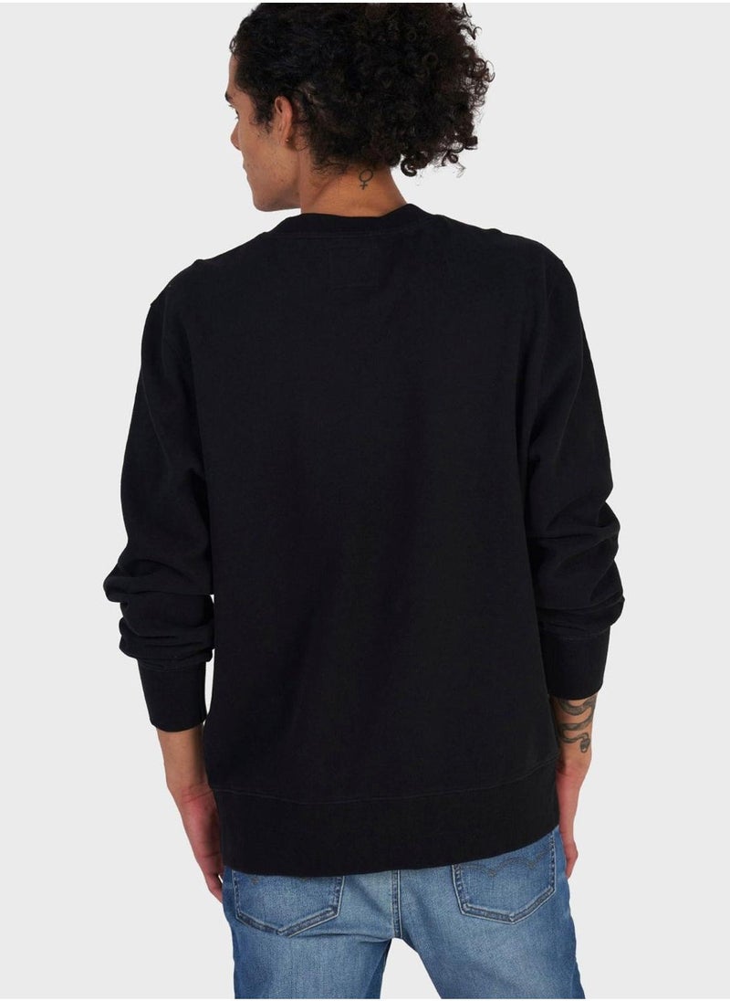 Logo Crew Neck Sweatshirt