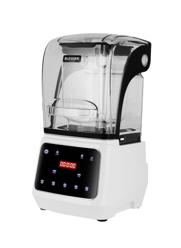 Commercial Bar Blender Pro, An Electric Commercial Blender with a Touch Panel, Single Jar of 1.5 litres capacity, and ABS body, for Restaurant, Cafe, Bakery, Hotels, Bars - White