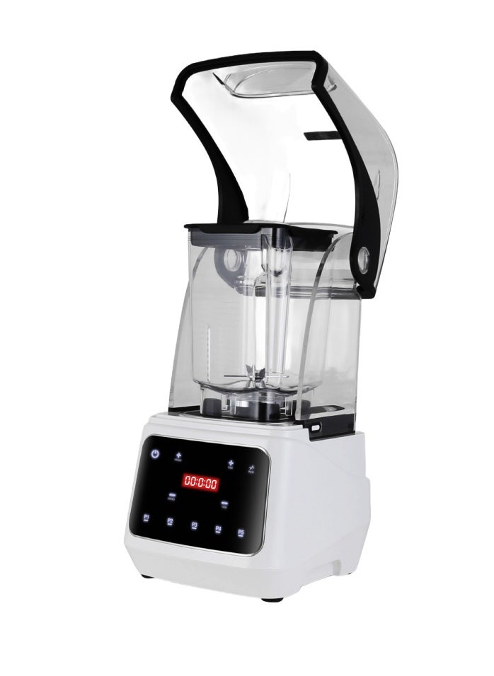 Commercial Bar Blender Pro, An Electric Commercial Blender with a Touch Panel, Single Jar of 1.5 litres capacity, and ABS body, for Restaurant, Cafe, Bakery, Hotels, Bars - White