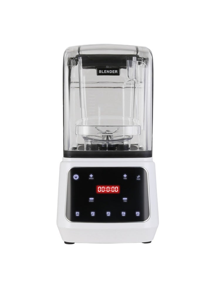 Commercial Bar Blender Pro, An Electric Commercial Blender with a Touch Panel, Single Jar of 1.5 litres capacity, and ABS body, for Restaurant, Cafe, Bakery, Hotels, Bars - White