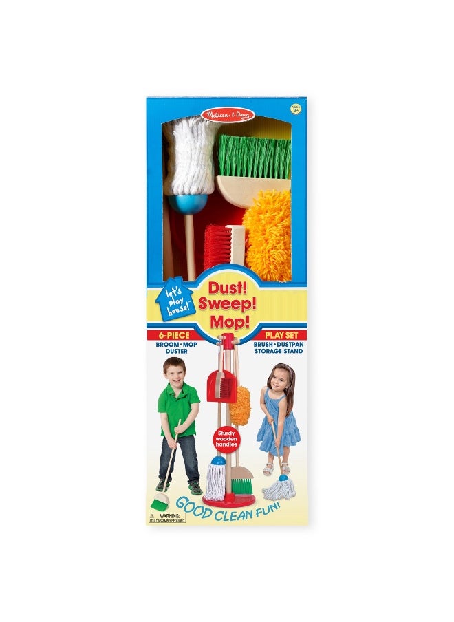 Let’S Play House! 6-Piece Dust! Sweep! Mop! Set