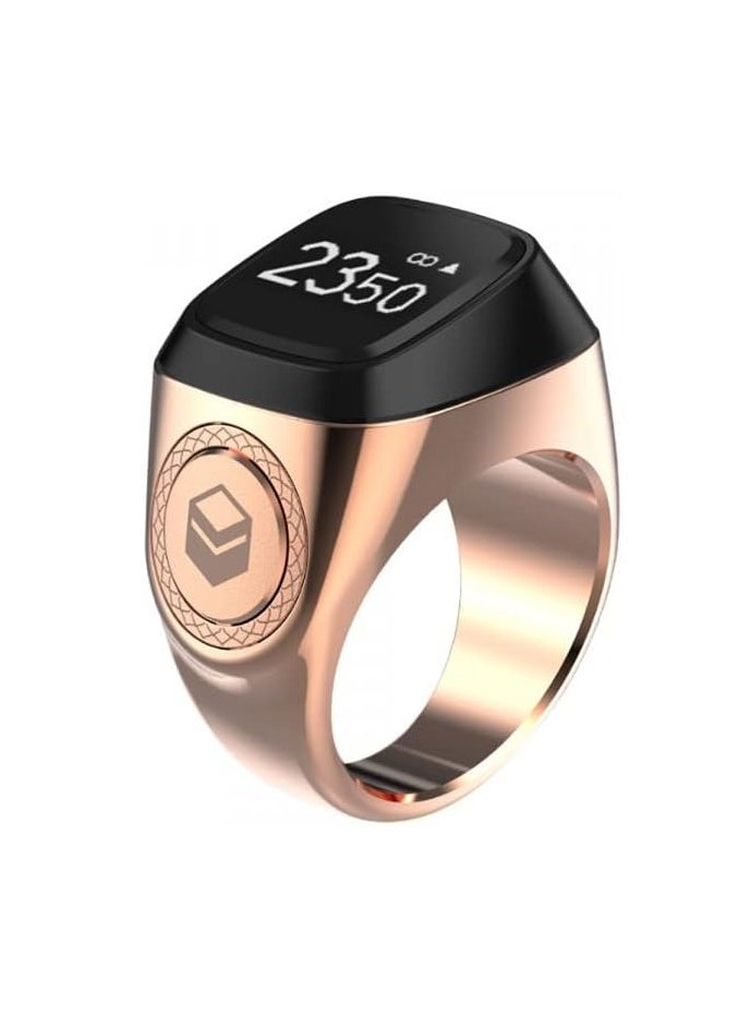 Smart Tasbih Zikr Ring, Muslim Prayer, Prayer timing reminder, OLED display Tasbih Counter, Smart ,Aluminium Ring