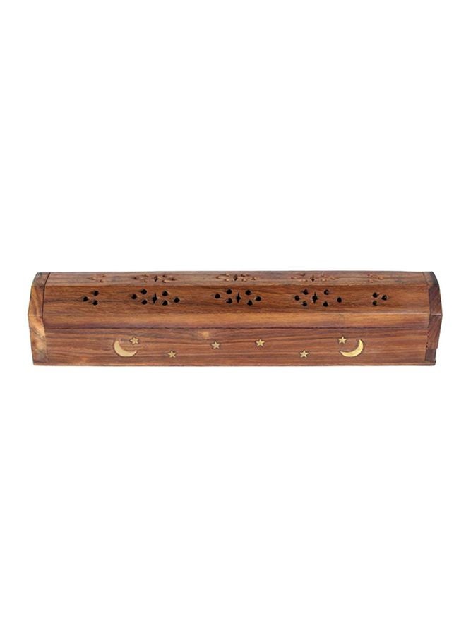 Wooden Incense Censer Brown 35cm