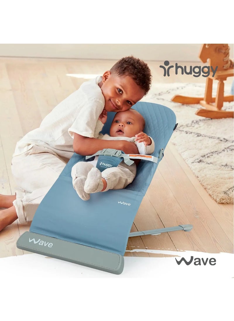 Wave Baby Rocker with Gradual Music and Vibration