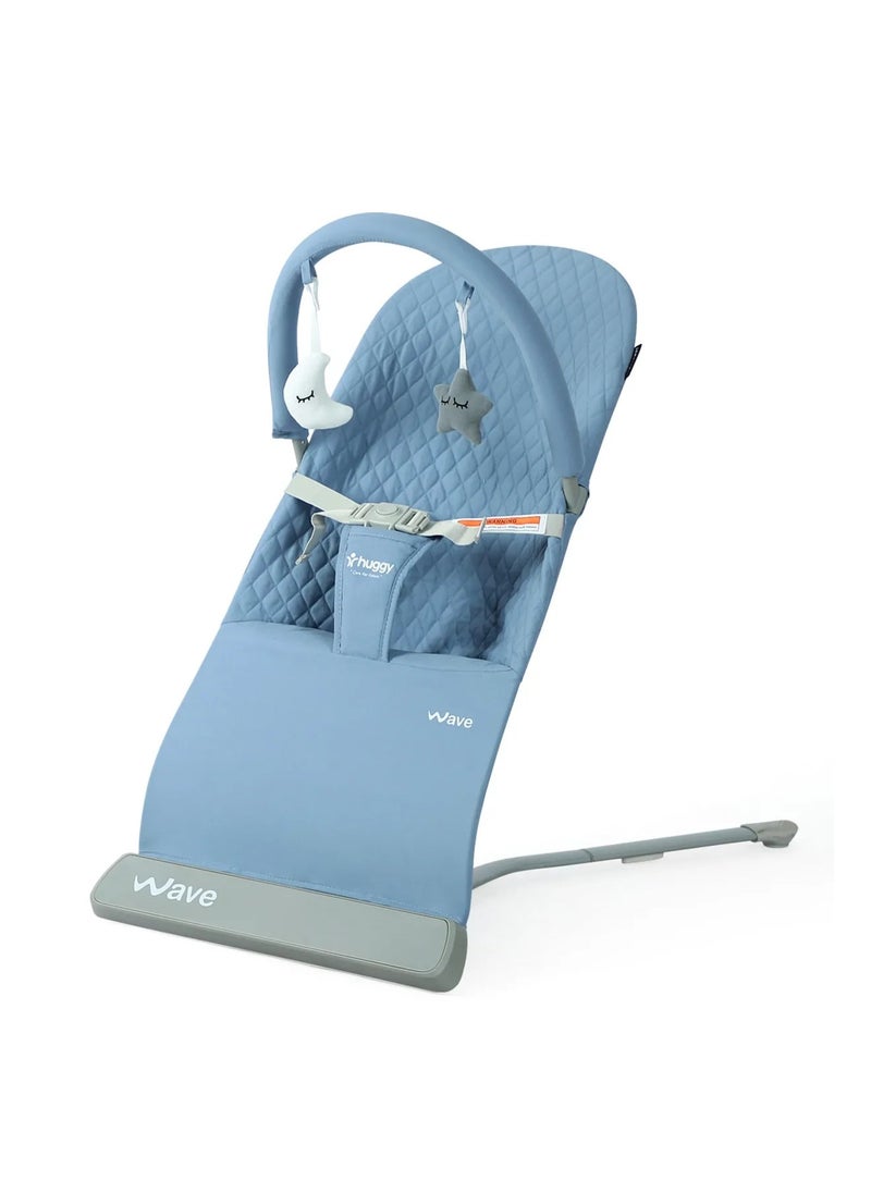 Wave Baby Rocker with Gradual Music and Vibration