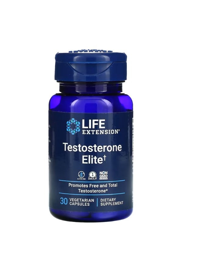 Testosterone Elite 30 Vegetarian Capsules