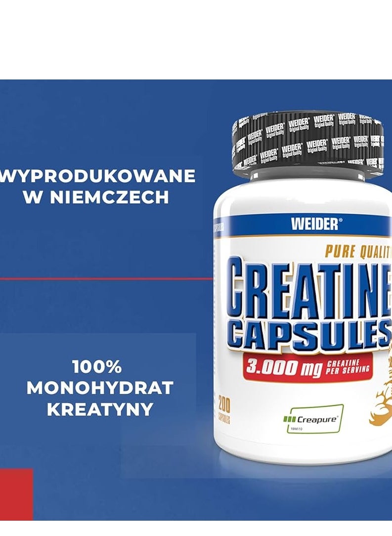 Weider Creatine Capsules 100 Caps 125g