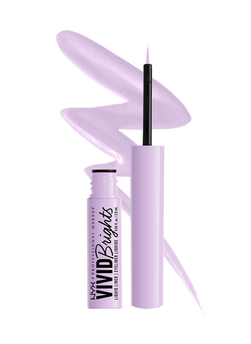 Vivid Brights Colored Liquid Eyeliner - Lilac Link