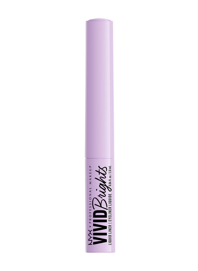 Vivid Brights Colored Liquid Eyeliner - Lilac Link