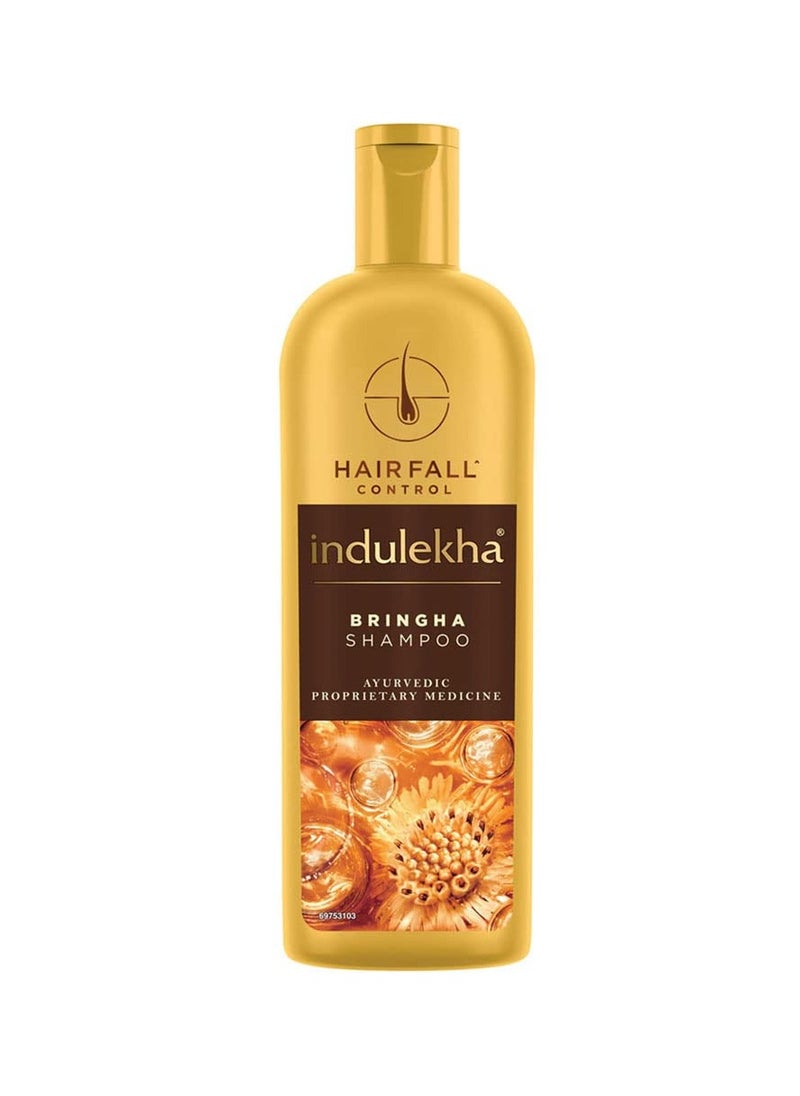 Indulekha Bringha Shampoo, Proprietary Ayurvedic Medicine For Hair Fall, Free From Parabens, Synthetic Dyes And Synthetic Perfume, 340ml