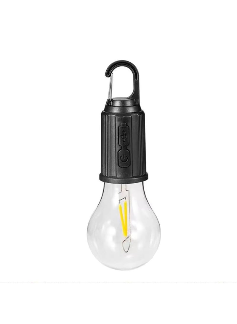 Tent Light Bulb - Portable, Dimmable, & Long-Lasting Camping Light, Hanging Camping Lantern,