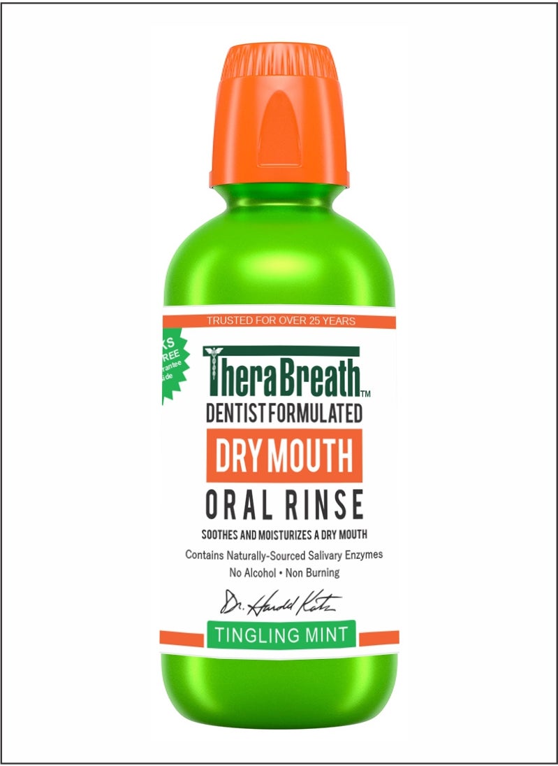 Fresh Breath Oral Rinse  Tingling Mint, Single Pack for Instant Freshness