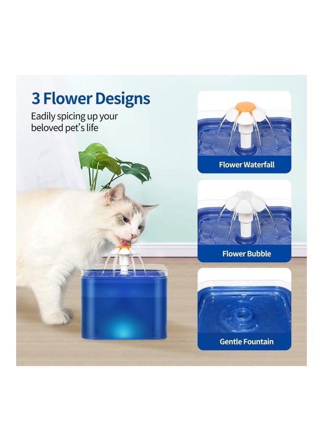 Automatic Pet Drinking Water Fountain Blue