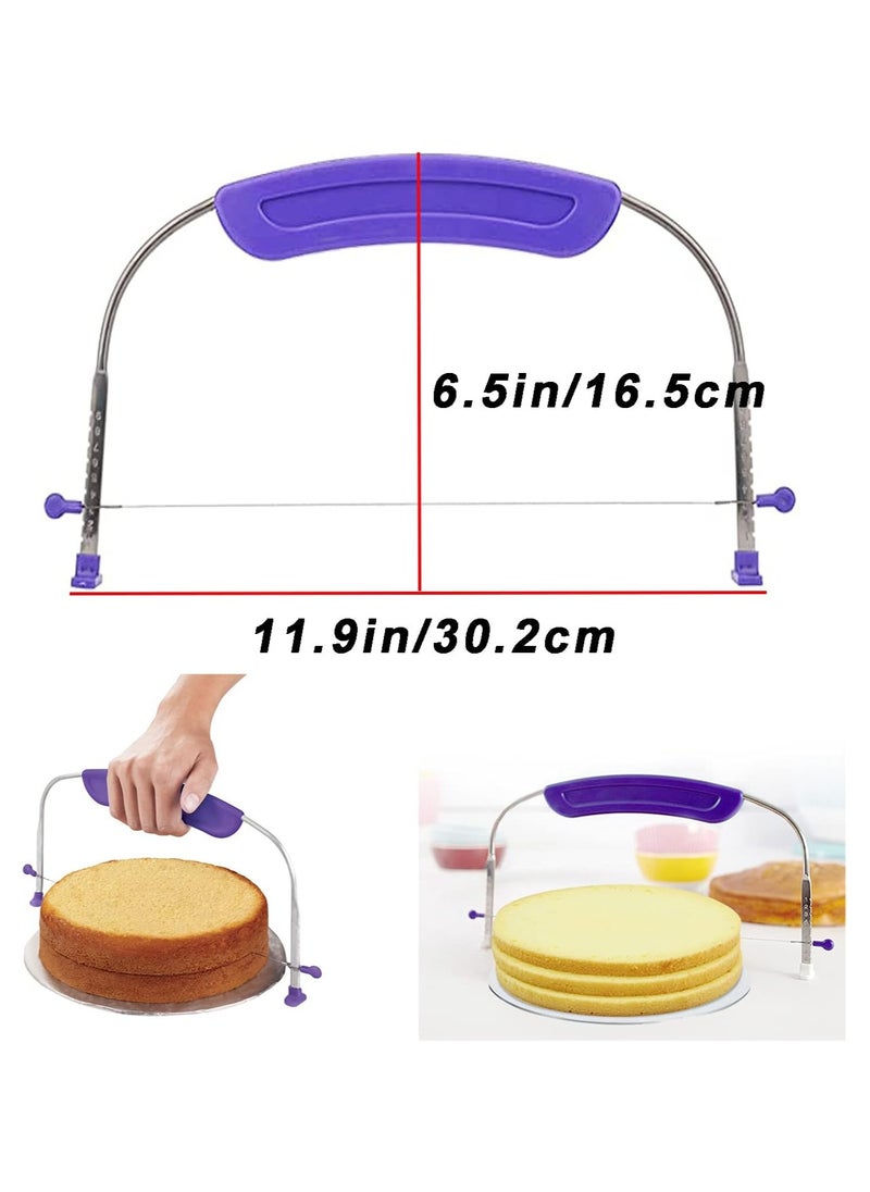 Cake Leveler, Adjustable Cake Slicer, Cake Cutter for Leveling Tops of Layer Cakes Baking Tool