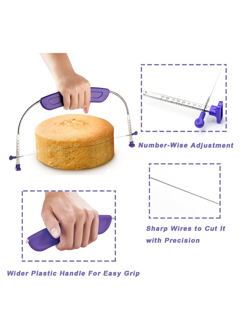 Cake Leveler, Adjustable Cake Slicer, Cake Cutter for Leveling Tops of Layer Cakes Baking Tool