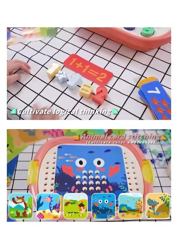 3-in-1 Interactive Sensory Play Board Game Set for Kids