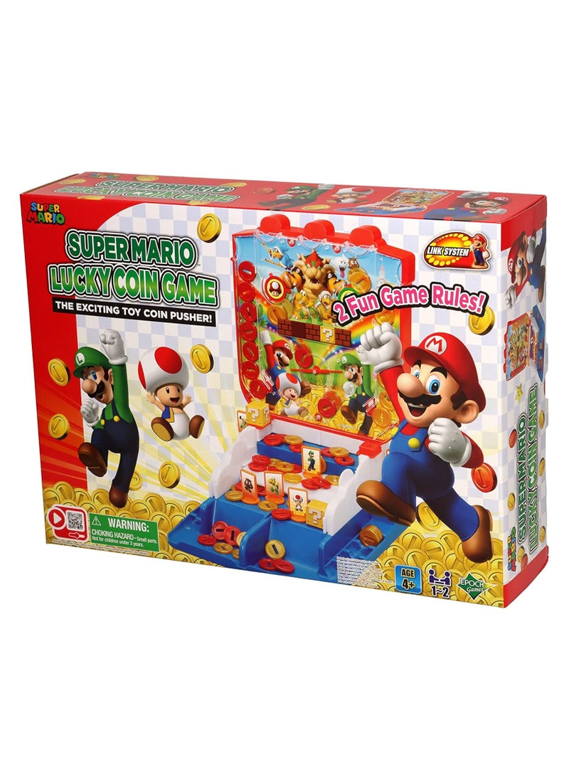 Games Super Mario Lucky Coin Game, Tabletop Skill and Action Game