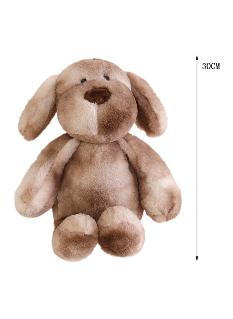 30 CM Cute Dog Plush Toy Soft Stuffed Cartoon Animal Doll For Girls And Boys All Ages Gift (Style 1)