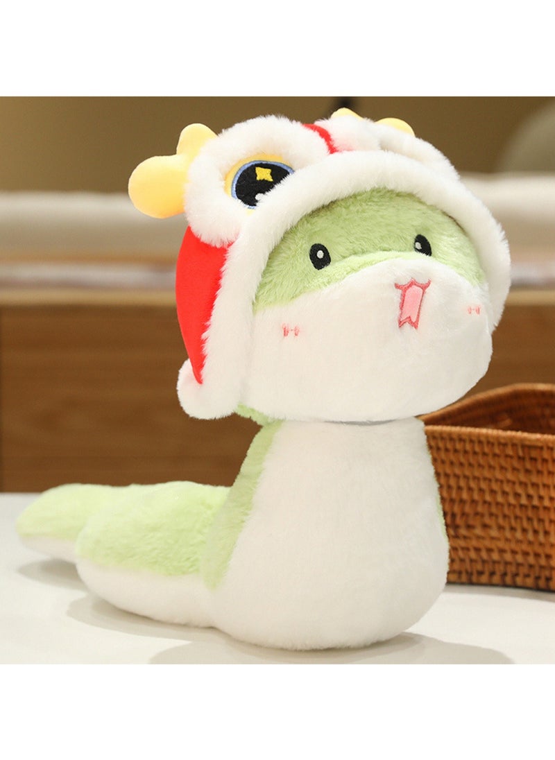 24 CM Cute Cartoon Snake Plush Toy Soft Stuffed Doll For Girls And Boys All Ages Gift (Style 1)