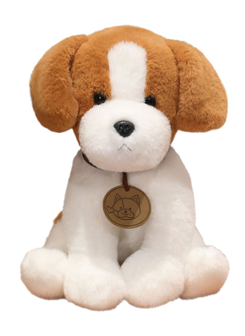 25 CM Simulation Dog Plush Toy Soft Stuffed Cute Animal Doll For Girls And Boys All Ages Gift (Style 1)