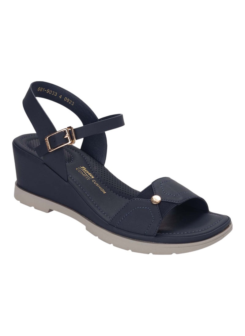 Bata Comfit Casual Wedge Slingback Sandals