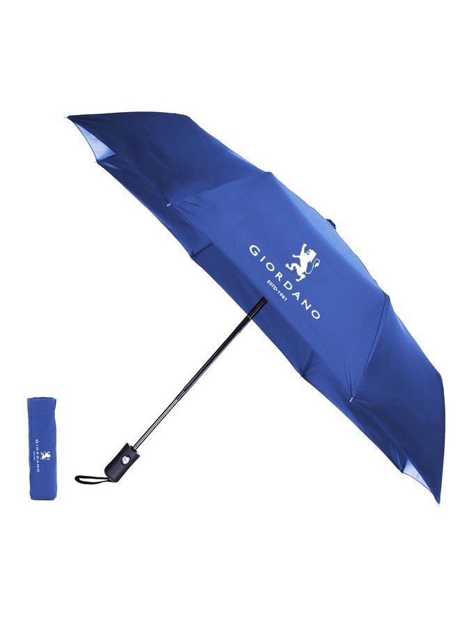 Giordano UV Protection Unisex Umbrella Use for Rain, Monsoon, Sunlight, Windproof Easy to Hold & Carry Umbrella for Men and Women | Travel Sleeve, Cover | Regular Size