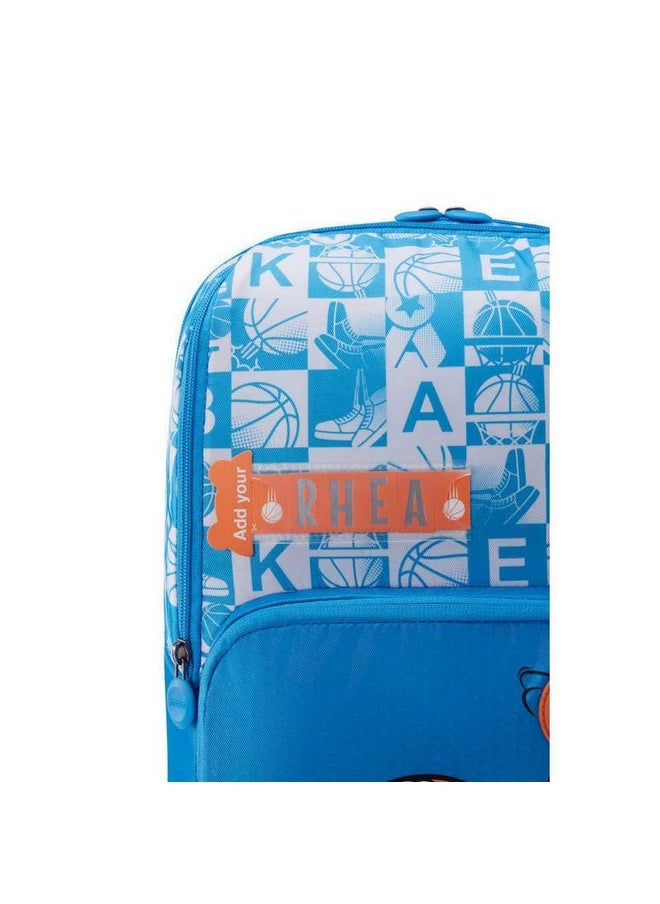 American Tourister Diddle 3.0, 21 L Volume School Backpack with Front Organizer and Spacious Interiors for Girls and Boys - Baller Blue