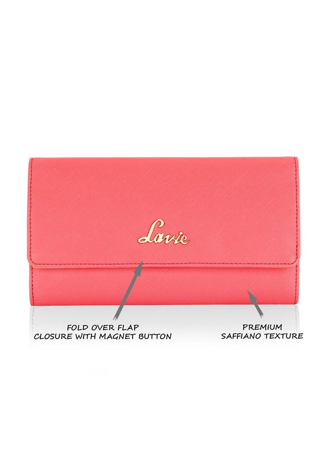 Lavie TRIFIANO Trifold Wallet- Wallet, Coral