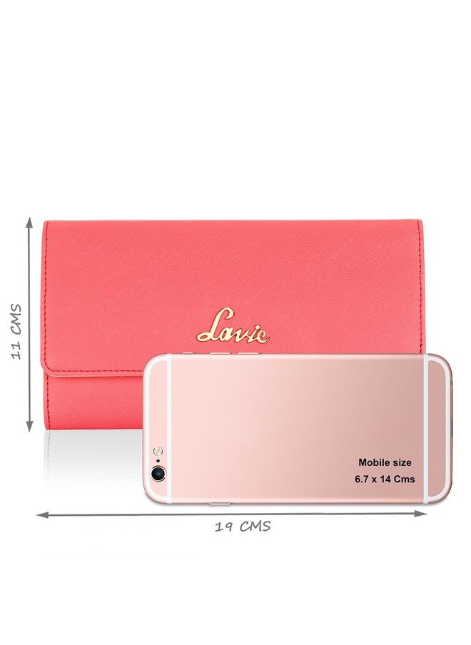 Lavie TRIFIANO Trifold Wallet- Wallet, Coral