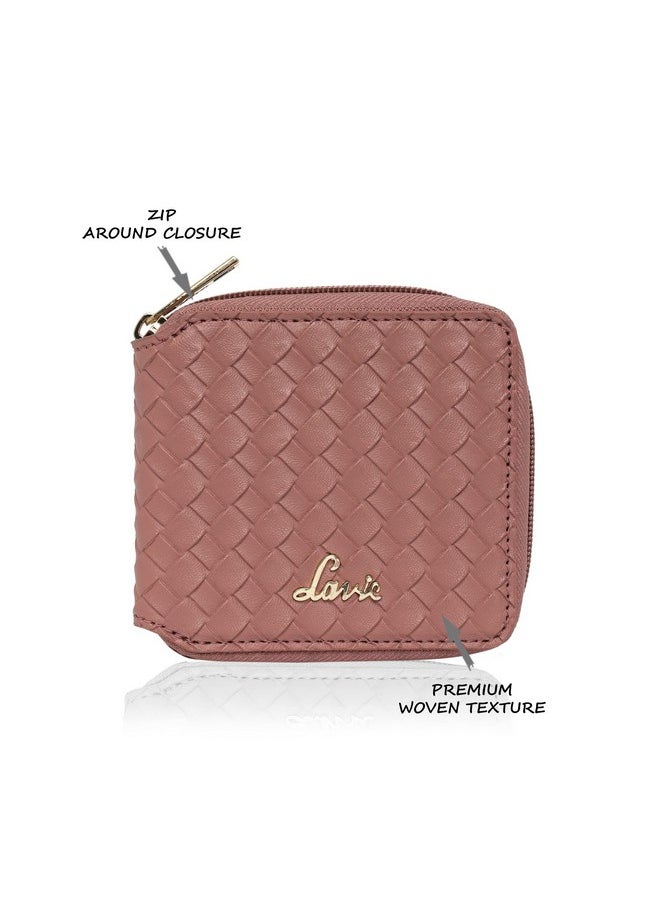 Lavie Women's Bot Pro Compact Zip Around Wallet D Pink Ladies Purse Handbag