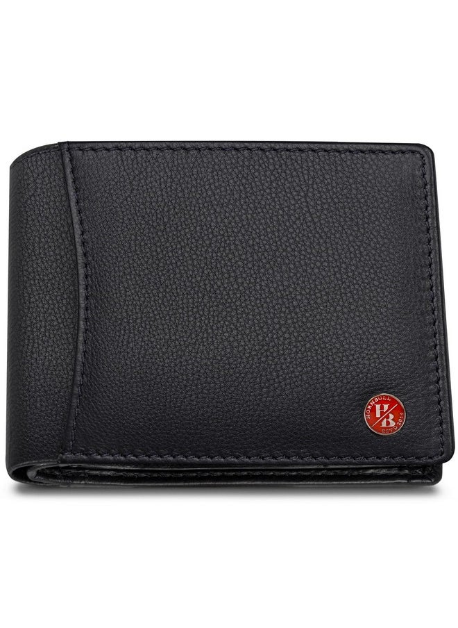 HORNBULL Themes Black RFID Blocking Leather Wallet for Men | Wallets Men Leather