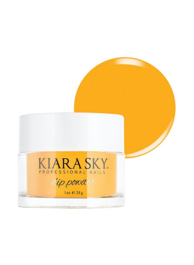 Kiara Sky Long Lasting Nail Dip Powder Yellow Tones 1 oz, Sunny Daze