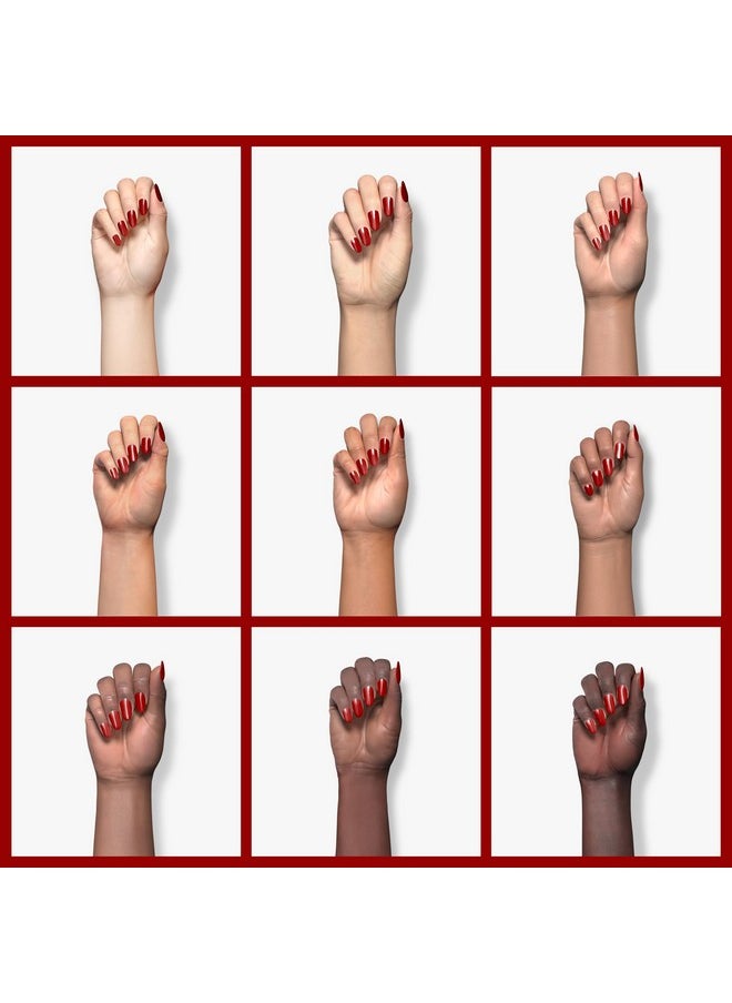 Dr’s Remedy Nail Polish, All Natural Enriched Nail Strengthener Non Toxic and Organic - RESCUE Red