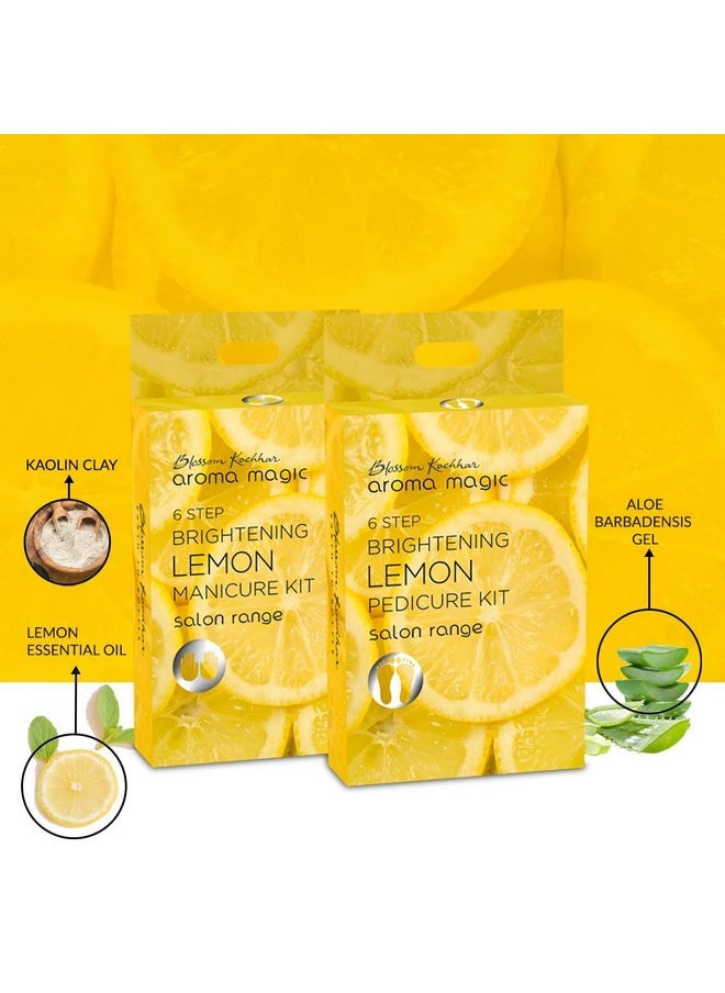 Aroma Magic Brightening Lemon Manicure & Pedicure Kit (6 step Brightening)