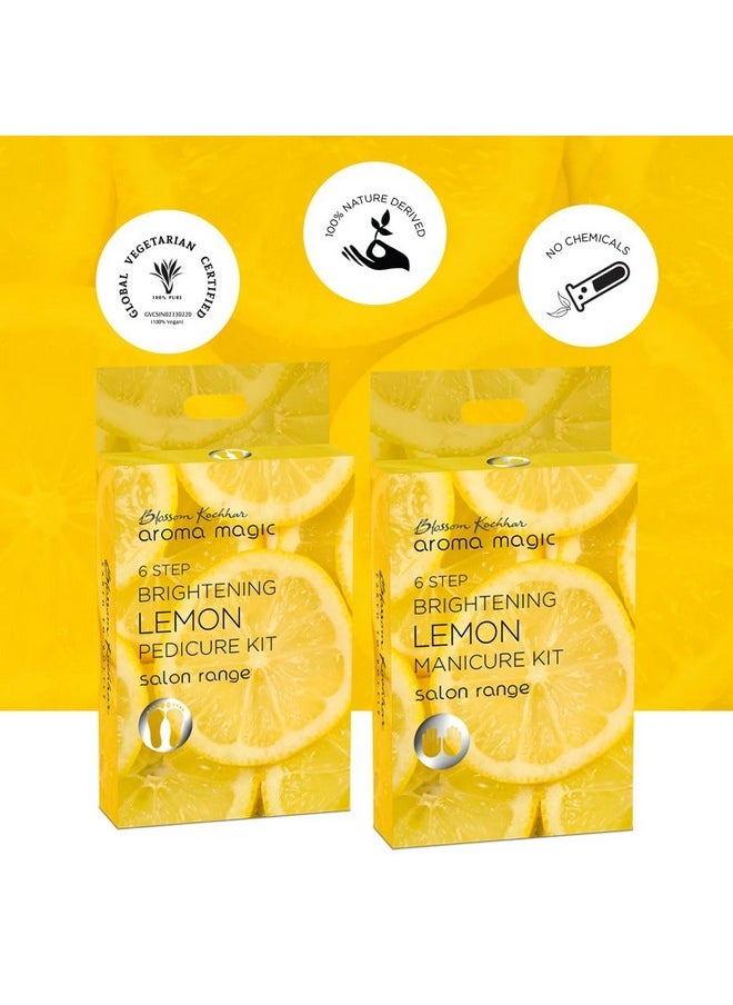 Aroma Magic Brightening Lemon Manicure & Pedicure Kit (6 step Brightening)