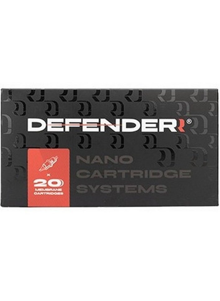 Defender 20 Nano Cartridge Sytem. 20 membrane cartridges. 30/01RLLT. Disposable, sterile, for professional use. Compatible with most machines.