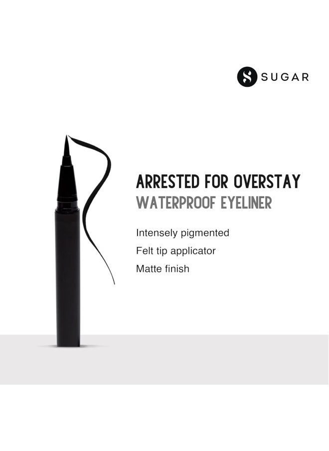 Arrested for Overstay Waterproof Eyeliner - 01 I’ll Be Black (Black)