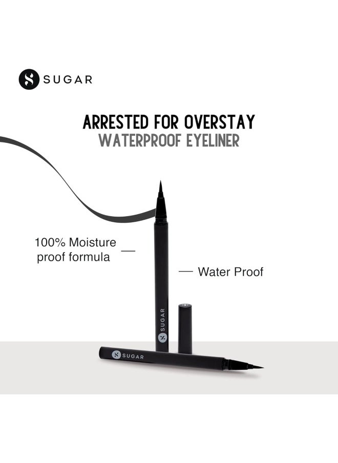 Arrested for Overstay Waterproof Eyeliner - 01 I’ll Be Black (Black)