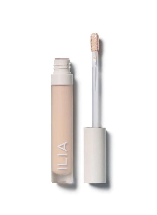 ILIA - True Skin Serum Concealer | Non-Comedogenic, Cruelty-Free, Vegan, Safe For Sensitive Skin, Reduces Appearance of Dark Circles + Blemishes (Mallow SC.25, 0.16 oz | 5 ml)