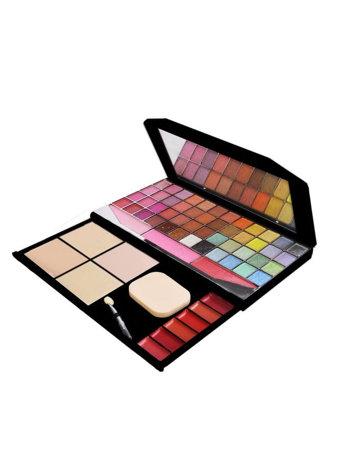 Adbeni Makeup kit With 30Color Eyeshadow,Blusher,Compact Powder,Lipgloss, Applicators and Puff &Mirror