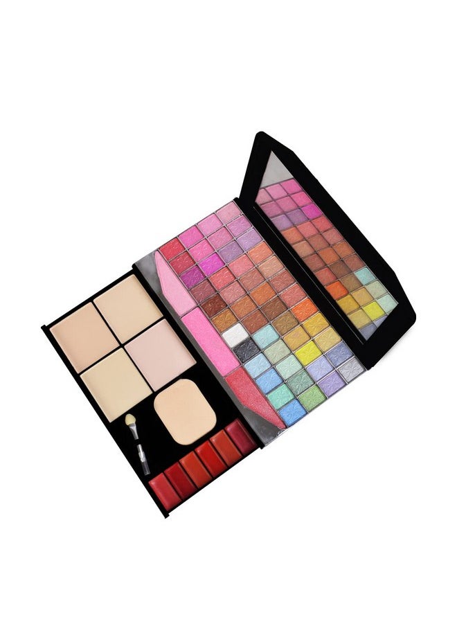 Adbeni Makeup kit With 30Color Eyeshadow,Blusher,Compact Powder,Lipgloss, Applicators and Puff &Mirror