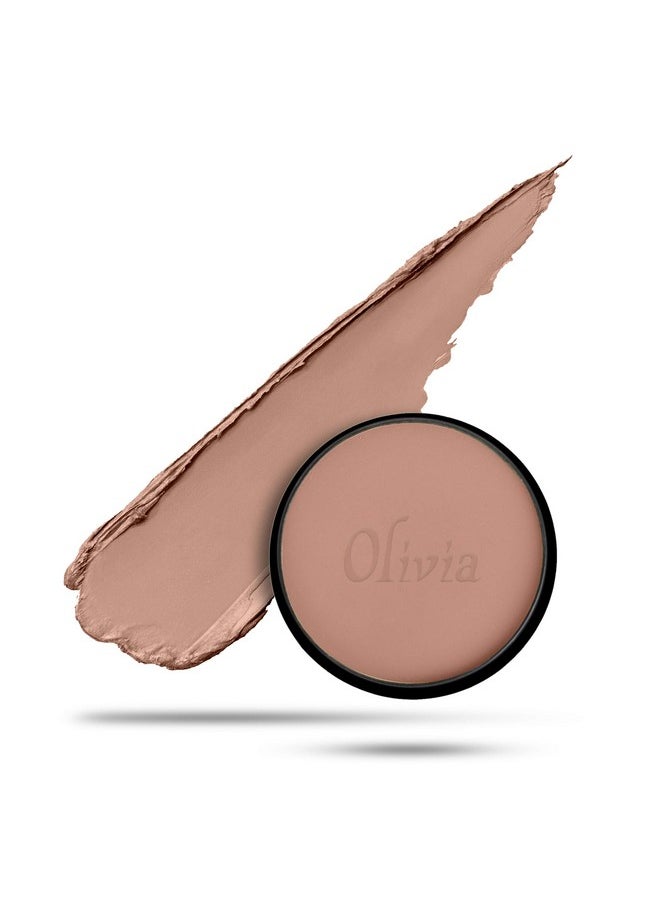 Olivia Waterproof Dark Egyptian Natural, Matte, Velvety Makeup Concealer Pan Cake (Shade No.929, Cream, 25 g)- Pack of 3 Matte Finish