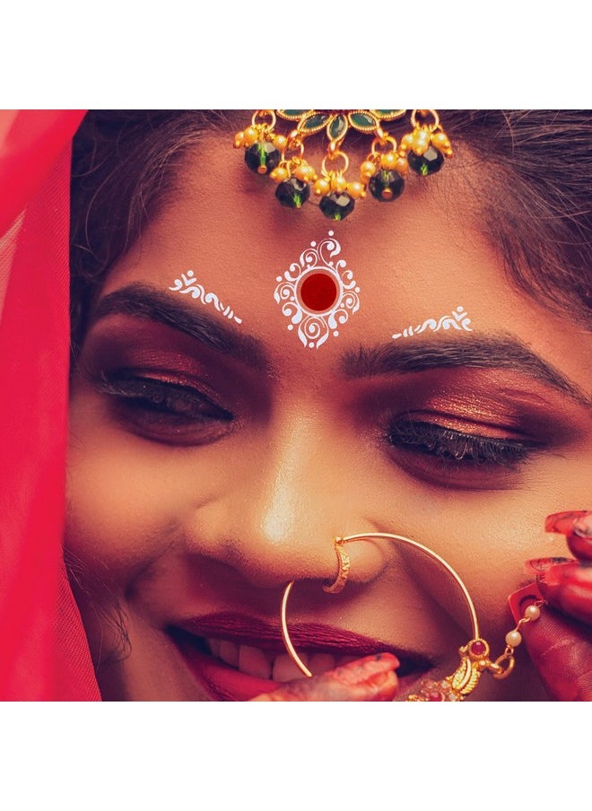 Comet Busters Traditional Bridal Bengali Wedding Bindi for Women (BIN1977)