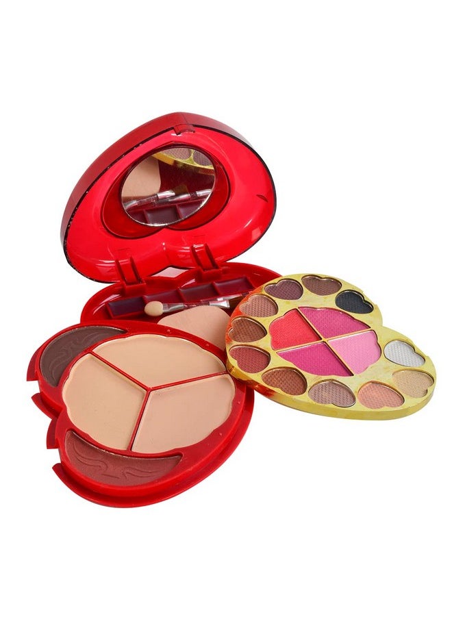 Adbeni New Makeup Kit For Women | 15 Eye Shadow, 4 Lip Color, 2 Blusher, 3 Compact, 1 Mirror,1 Puff | Easy-to-Blend