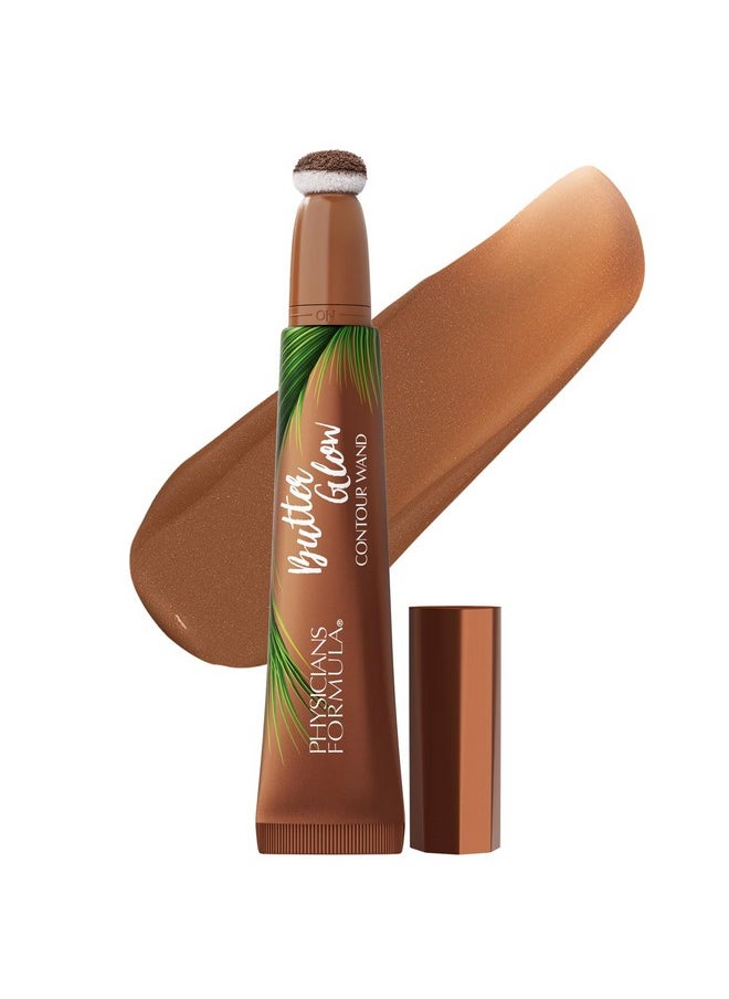 Physicians Formula Butter Glow Contour Wand, Easy Application for Instant Definition, Luxuriously Nourishing & Creamy - Medium to Deep