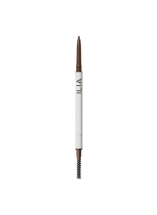 ILIA - In Full Micro-Tip Brow Pencil | Non-Toxic, Vegan, Cruelty-Free, Clean Makeup (Dark Brown)