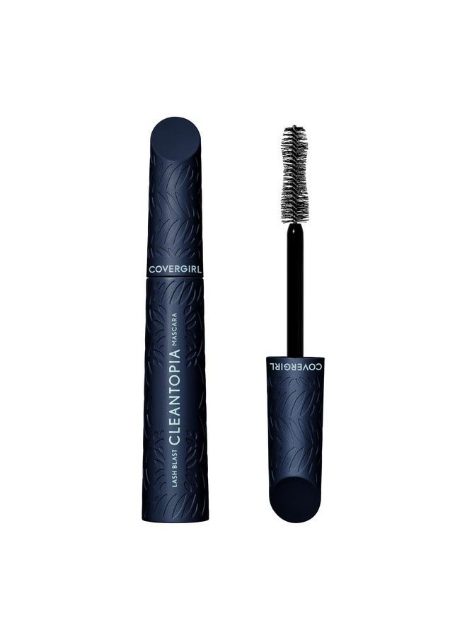 Covergirl Lash Blast Cleantopia, Mascara, Volumizing Mascara, Vegan Formula, Conditions Lashes, Clean Mascara, Smudge-Proof, 820 Ultramarine Black, 1 Count