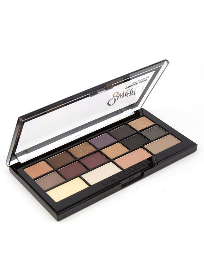 L.A. Colors Sweet 16 Color Eyeshadow Palette, Seductive, 20g