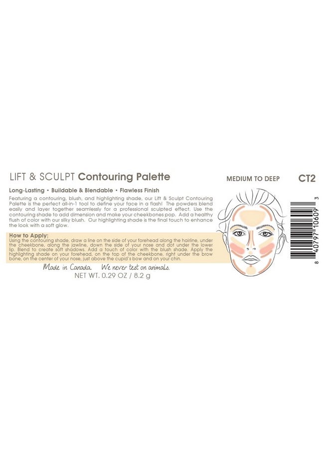 Flower Beauty Lift & Sculpt Contouring Palette - Medium To Deep, 8.2 grams